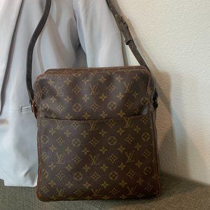 Louis Vuitton Monogram Marceau GM Large Crossbody Handbag Purse